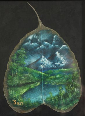 Bodhi Leaf Painting