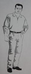 Drawing of man