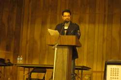 Prakash on stage