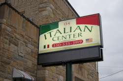 Italian Center sign