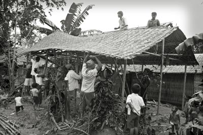 Hut construction